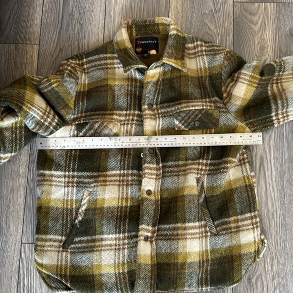 Towncraft Vintage super warm flannel plaid lined Pennys Jacket / Coat size Large - Picture 13 of 15